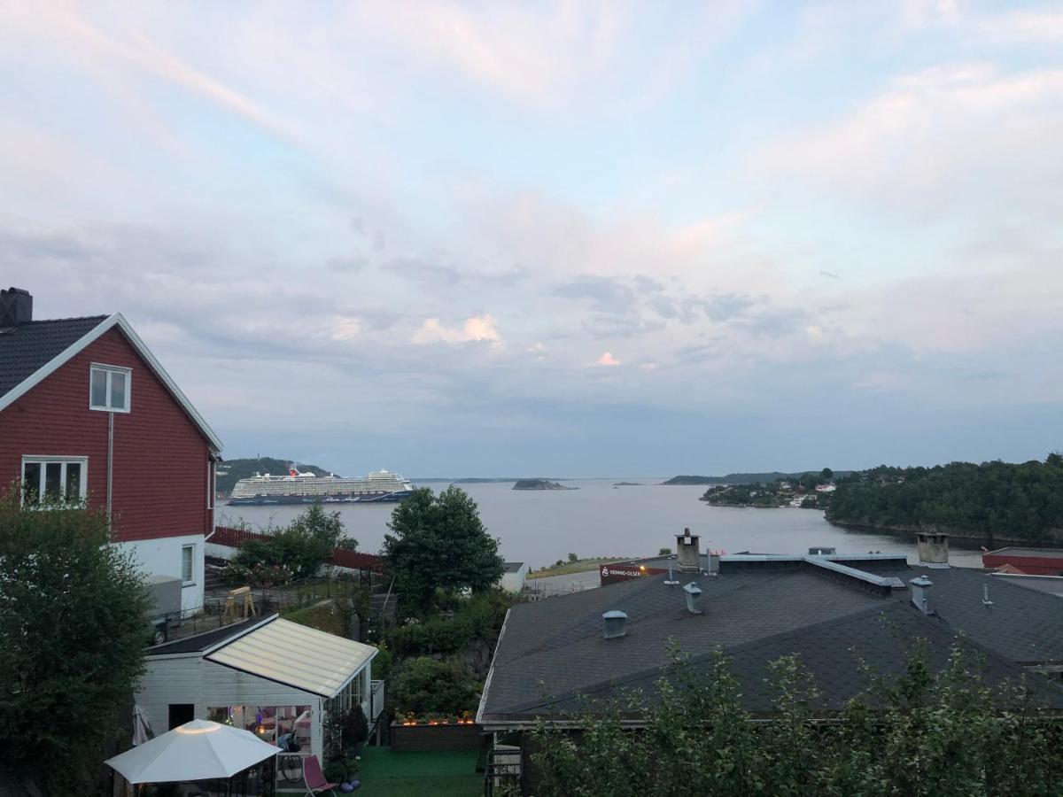Aid Og Svein' S Sentrumsnaere Panorama Hjem Kristiansand Bagian luar foto